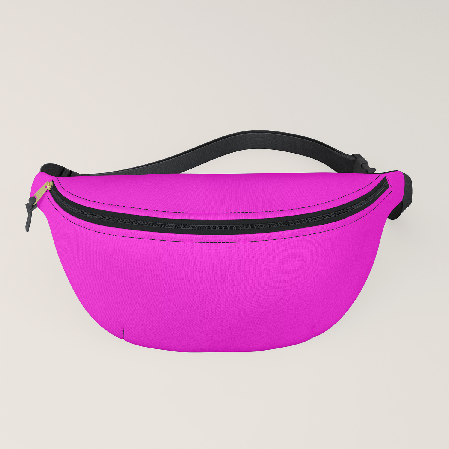 neon pink fanny pack