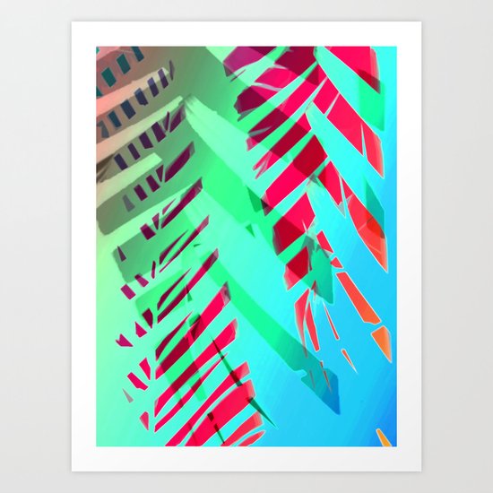 Cool Tropicana Art Print
