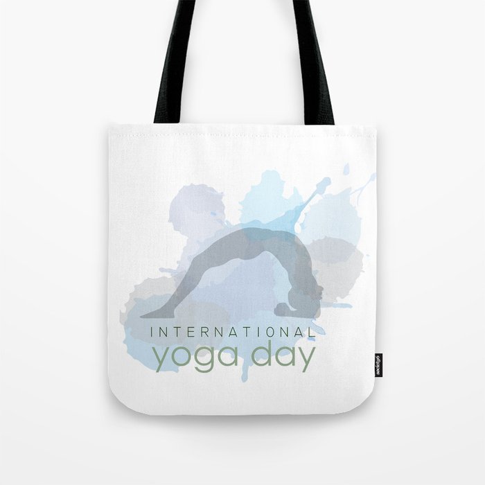 International yoga day Tote Bag