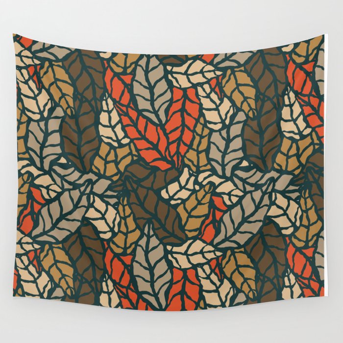 Nature leaves 004 Wall Tapestry