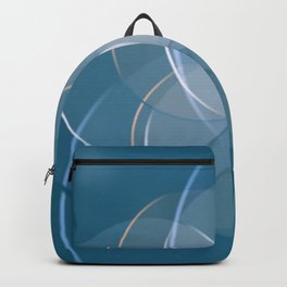 Blue Yoga Lotus Backpack | Graphicdesign, Documentary, Texture, Style, Gray, White, Minimalistas, Abstract, Watercolor, Podcast 