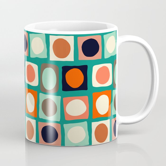 Circles and rectangles Coffee Mug