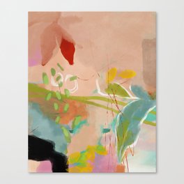 plants in my summer garden / abstraction Canvas Print