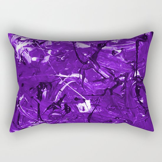 Violet Chaos Rectangular Pillow