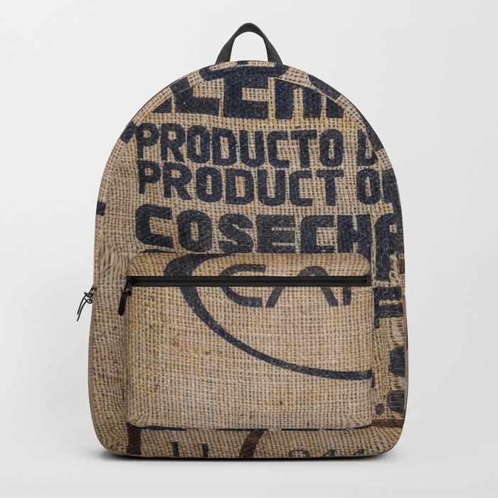 Guatemala Burlap Coffee Bag Backpack By Emilyfano Society6 Guatemala Burlap Coffee Bag Backpack