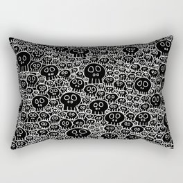 Calaveras (black background) Rectangular Pillow