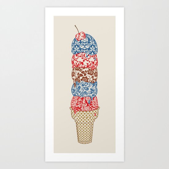 Royale Scoop Art Print