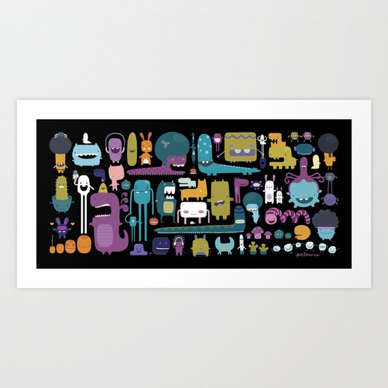 MONSTERS Art Print