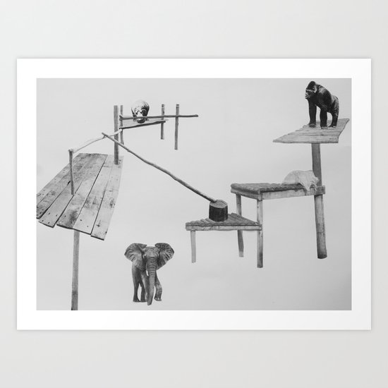 Let Them Sit Where We Place The Seat II Art Print