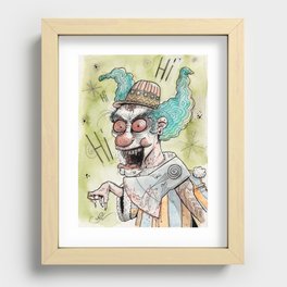 The Clown Recessed Framed Print