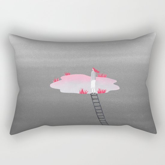 Top of mind Rectangular Pillow