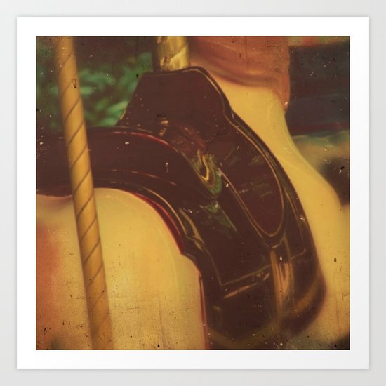 Merry Go Round Art Print