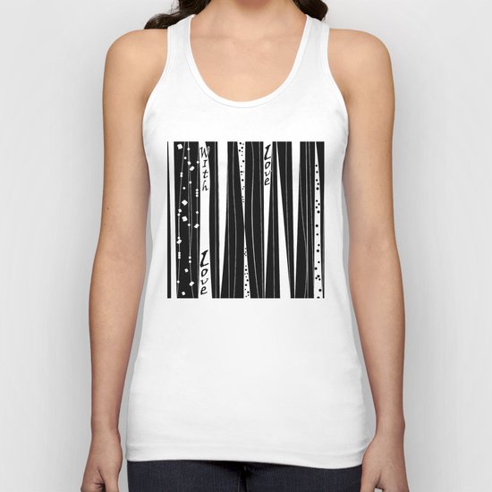 With love . Unisex Tank Top