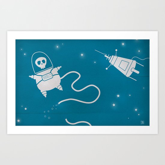Dead in Space Art Print