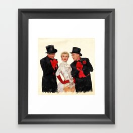 Mandy (White Christmas) Framed Art Print