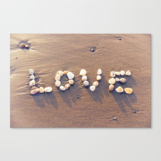 Love Rocks Canvas Print