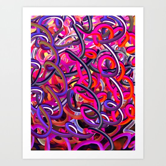a new kind of doodle Art Print