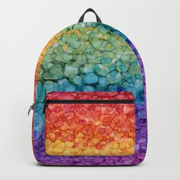 Variegation Backpack | Colors, Burst, Painting, Bubbles, Beautiful, Love, Ink, Abstractart, Pride, Hope 