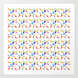 New optical pattern 59 Art Print