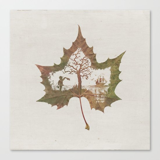 A Fall Story Canvas Print