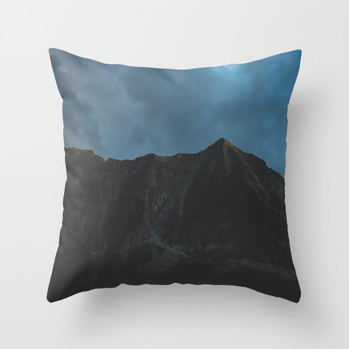 The Mountain Throw Pillow