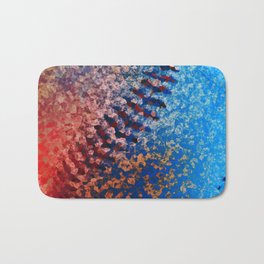 Scorched Bath Mat | Ball, Baseball, Graphicdesign, Abstract, Sports 