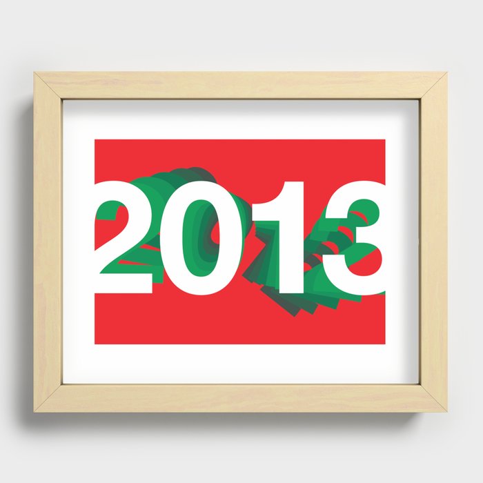 2013 Recessed Framed Print