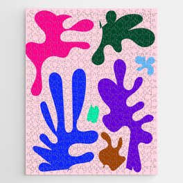 3  Henri Matisse Inspired 220527 Abstract Shapes Organic Valourine Original Jigsaw Puzzle