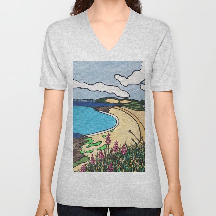 By the seaside V Neck T Shirt