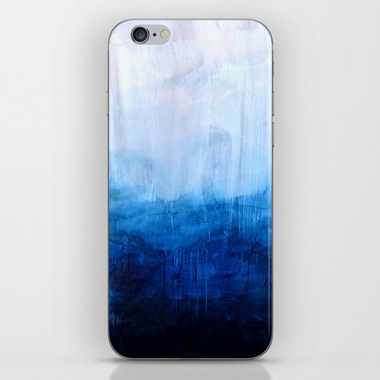 All good things are wild and free - Ocean Ombre Painting iPhone & iPod Skin