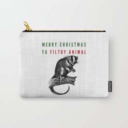 Merry Christmas Ya Filthy Animal - Possum Edition Carry-All Pouch