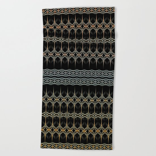 Abstract pattern 01 Beach Towel