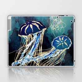 Metallic Jellyfish III Laptop Skin