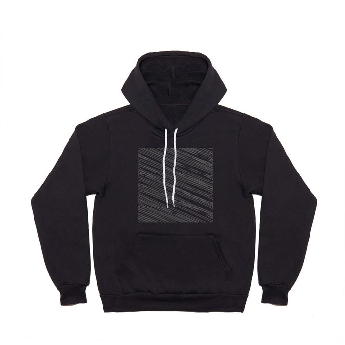Black and white stripes background Hoody