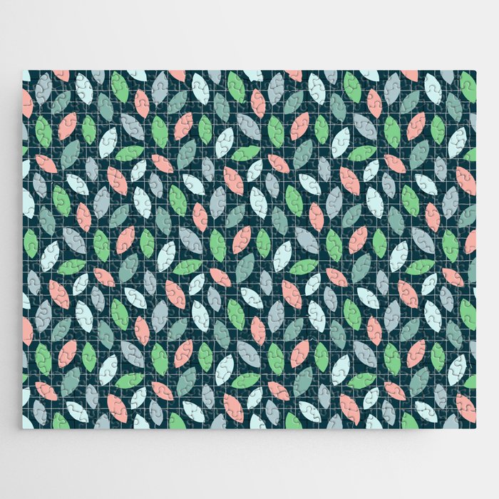 Leafy Grid Jigsaw Puzzle