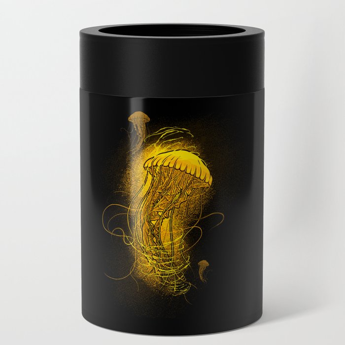 Cool Jellyfish Illustration Can Cooler