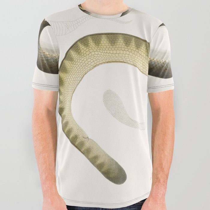 Penang Hypserina & Hardwicke's Short Sea Snake All Over Graphic Tee