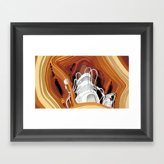 Fermatic Embrace Framed Art Print