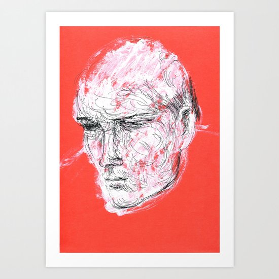 Dmitriy's head Art Print