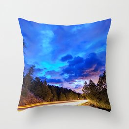 Colorado Highway 7 To Heaven Throw Pillow