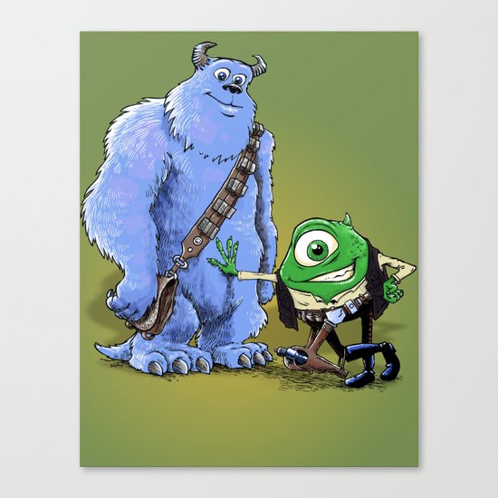 Hike and Chulley Canvas Print