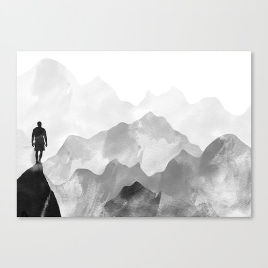 Top of the Mountain Canvas Print