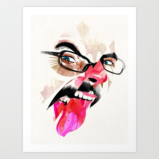 Lengua Art Print