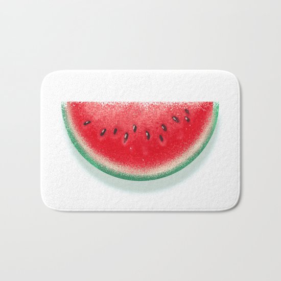Slices of watermelon Bath Mat