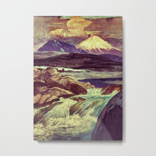 The Rising Fall Metal Print