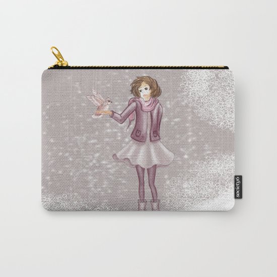 Snow Girl Carry-All Pouch