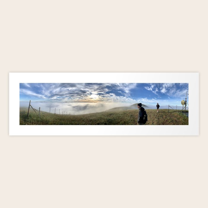 Black Mountain Sunrise Point Reyes Art Print by nptesta16 Society6