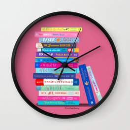 Romance Books Wall Clock