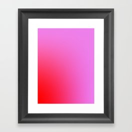 42 Rainbow Gradient Colour Palette 220506 Aura Ombre Valourine Digital Minimalist Art Framed Art Print