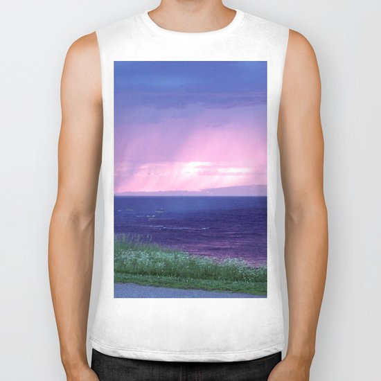 Purple Rain Biker Tank